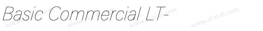 Basic Commercial LT字体转换
